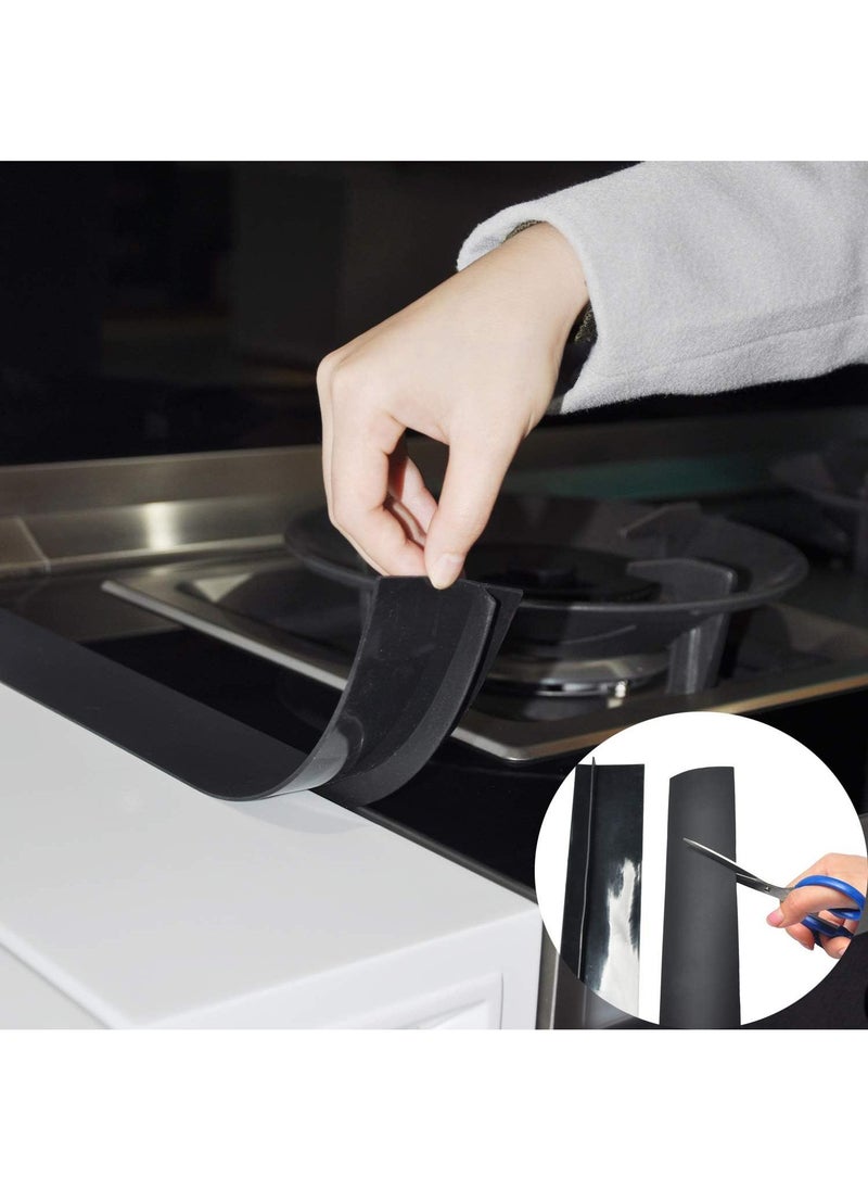 Y&D 2-Piece 21In Kitchen Decorative Stove Waterproof Sealing Molding Silicone High Temperature Resistant Cutting Anti Oil Gap Strip  - Image 4