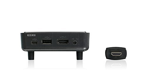 Iogear ناقل ومستقبل HDMI اللاسلكي من IOGEAR - دقة عالية كاملة 1080p - حتى 30 قدم - صوت رقمي 5.1 - التوصيل والتشغيل - ربط لاسلكي للابتوب - جهاز الألعاب - تلفزيون عالي الدقة - جهاز العرض - GWHD11 - Image 3