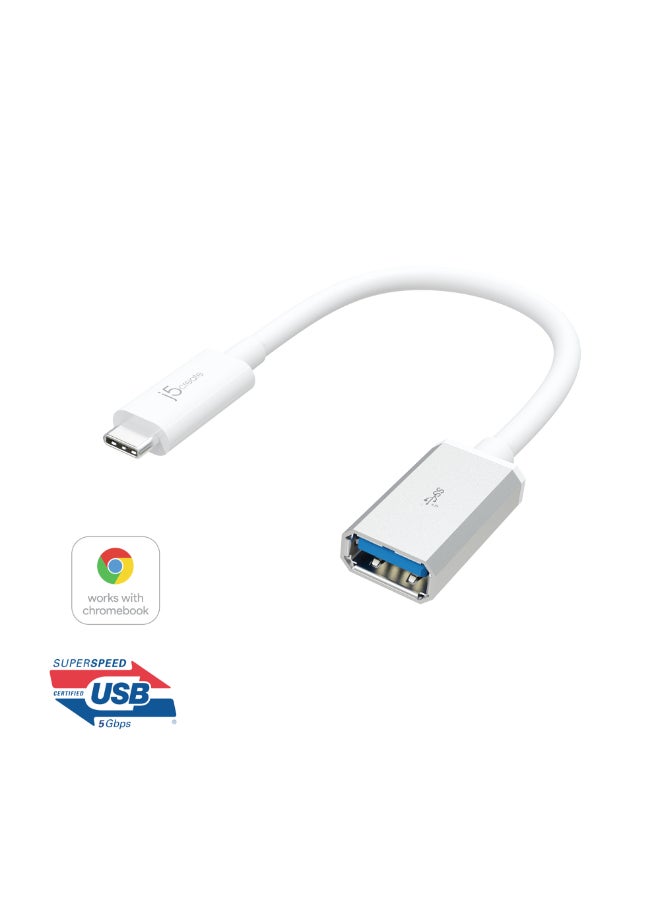 j5create JUCX05 USB-C® 3.1 to USB™ Type-A Adapter