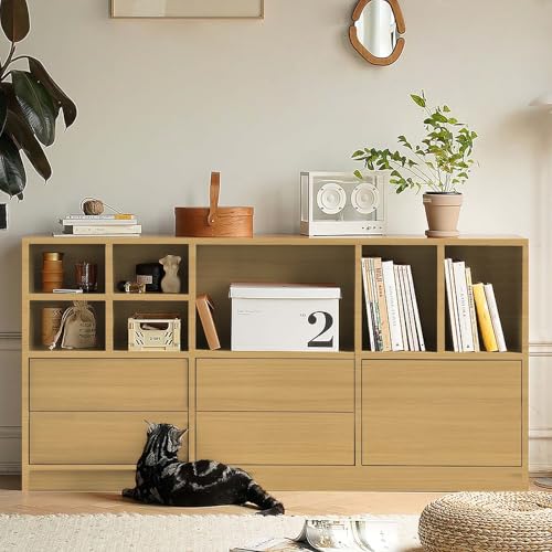 Abyssaly Light Wood Contact Paper Natural Wood Peel and Stick Wallpaper Self Adhesive Waterproof Wallpaper for Kitchen Cabinet Shelf Drawer Liner 11.8" X 197" - Image 4
