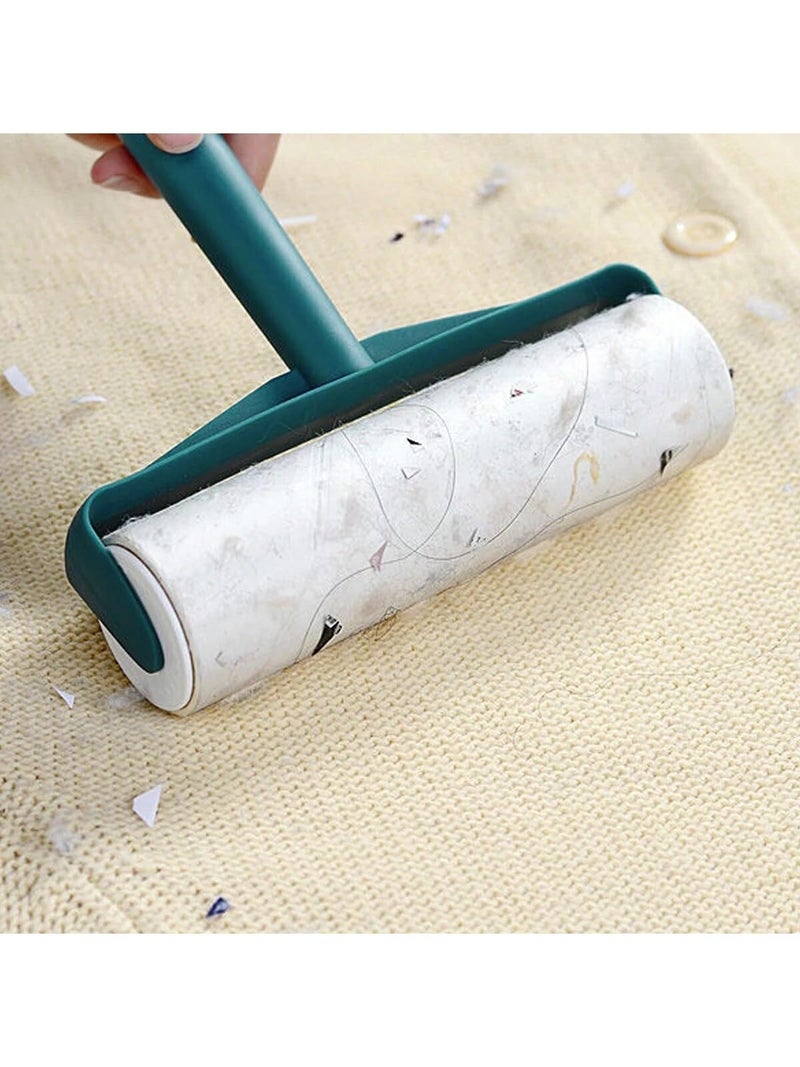 JUDEE Extra Large Lint Roller 6.3" (16cm) | Protective Cover Design | Giant Lint Roller for Pet Hair Furniture Bed Couch Floor & More | Big Lint Roller with 60 Sticky Sheets - Image 4