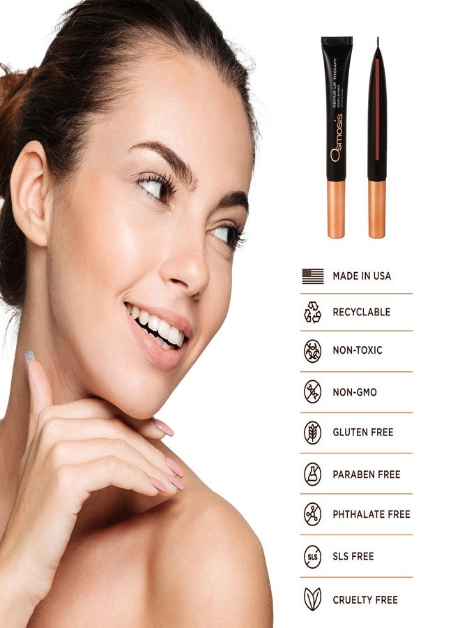 OSMOSIS Repair Lip Therapy, Nourishing Tinted Lip Gloss, Deep Hydration, Ultra Soft, Healthy Lips, Naturale, 0.34 Oz - Image 4