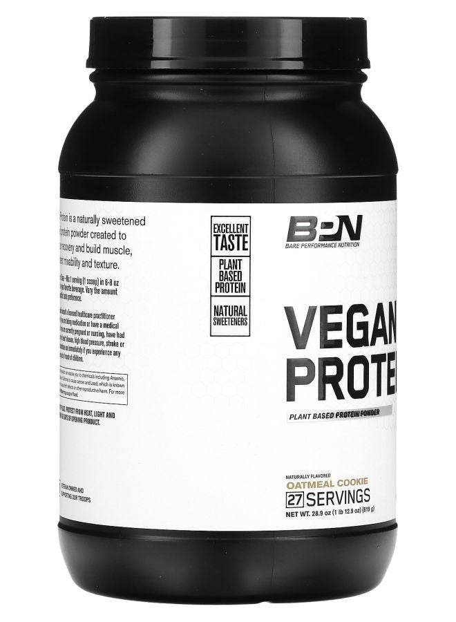 BPN Vegan Protein Oatmeal Cookie 1 lb 12.9 oz (819  g) - Image 2