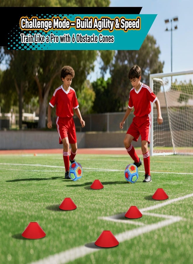 COUOMOXA Sports Soccer Toys for Kids: 2-in-1 Portable Soccer Toy with Rebound - Interactive Soccer Gift for 3 4 5 6 7 8-12 Year Old Boys Indoor Outdoor Backyard - Perfect Christmas Birthday Gifts for Kids 3-12 - Image 3