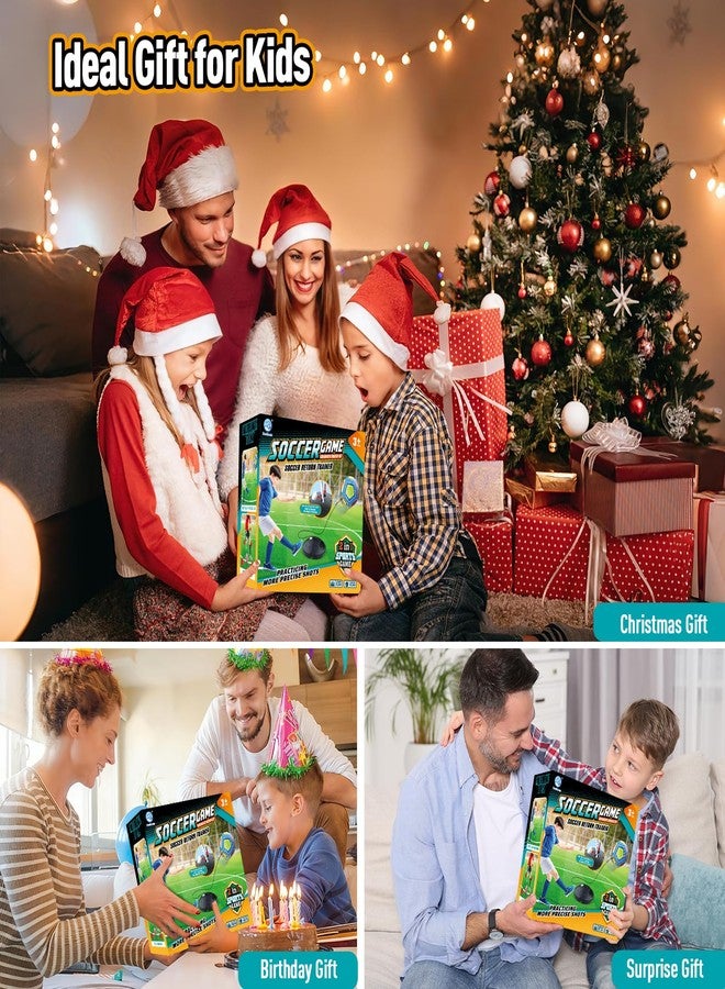 COUOMOXA Sports Soccer Toys for Kids: 2-in-1 Portable Soccer Toy with Rebound - Interactive Soccer Gift for 3 4 5 6 7 8-12 Year Old Boys Indoor Outdoor Backyard - Perfect Christmas Birthday Gifts for Kids 3-12 - Image 5