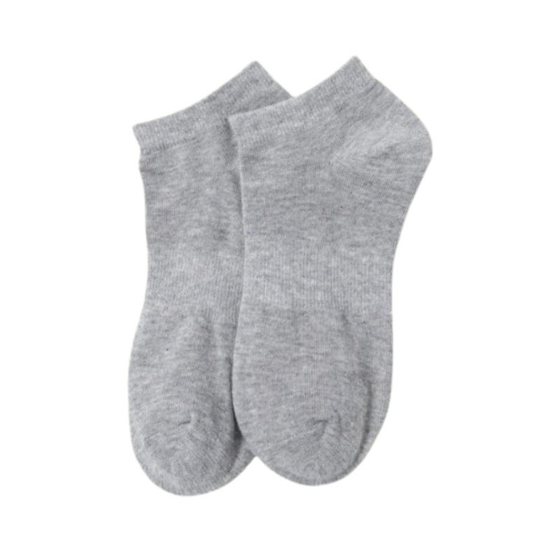 Breathable Cotton Socks Unisex Spring Summer [gray] short cylinder