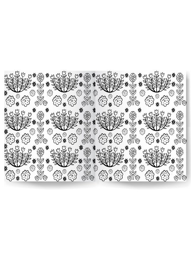 Claws and Paws Mindful Colouring | Colour me calm | Colouring book | Intricate colouring book | Nordic folk art | Peaceful colouring - Image 4