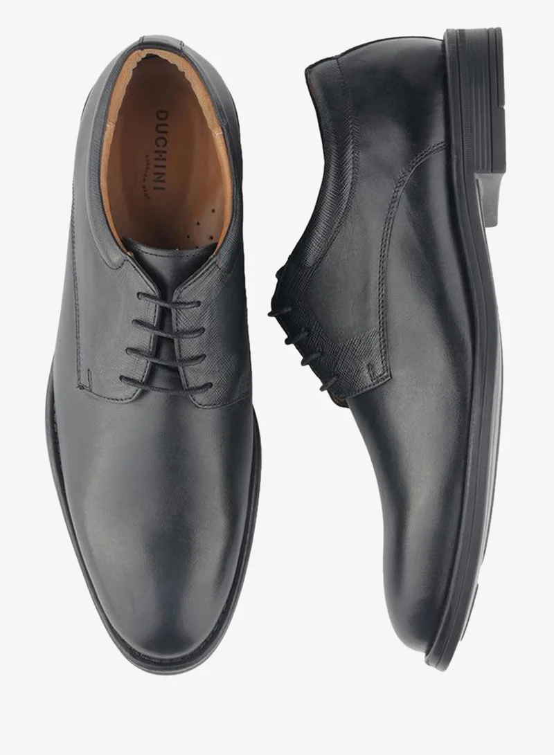 DUCHINI BLACK Men Lace-Up Derby Shoes for Men | Best Price UAE