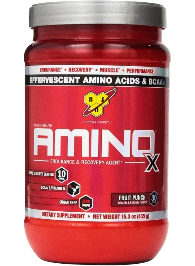 BSN Amino X Fruit Punch 30 Servings - Image 1