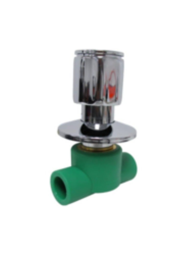 KNP KNP Concealed Valve PPR Pipe Fitting (25MM) is designed for applications where aesthetics and space-saving are important.  - Image 1