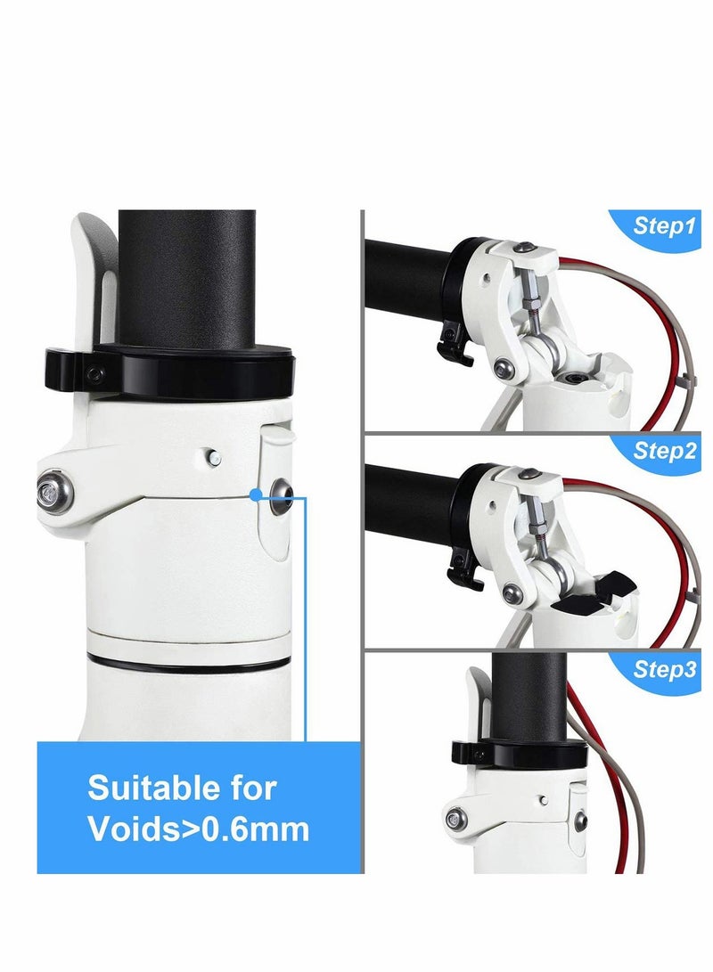 SOLARAE Scooter Replacement Part Accessory Waterproof Silicone Cover Dust Proof Dashboard and 3 Pieces Rubber Vibration Dampers for Xiaomi Mijia M365/ M365 Pro Scooter - Image 4