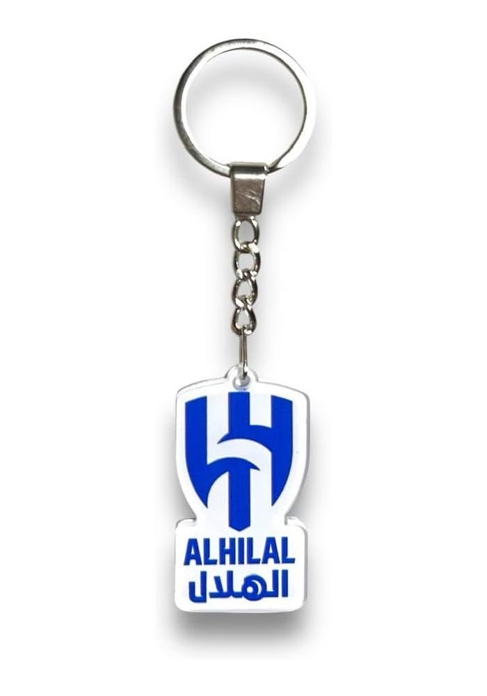 Official Crescent Club Key Chain - Stylish Acrylic Design with Club Logo - Image 1