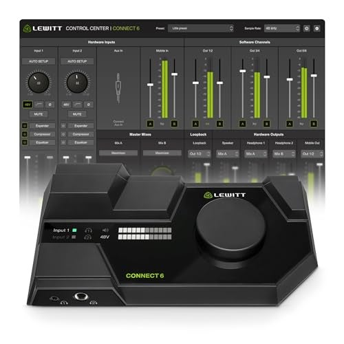Lewitt واجهة USB مدعومة من Lewitt Audio Connect 6 DSP - Image 2
