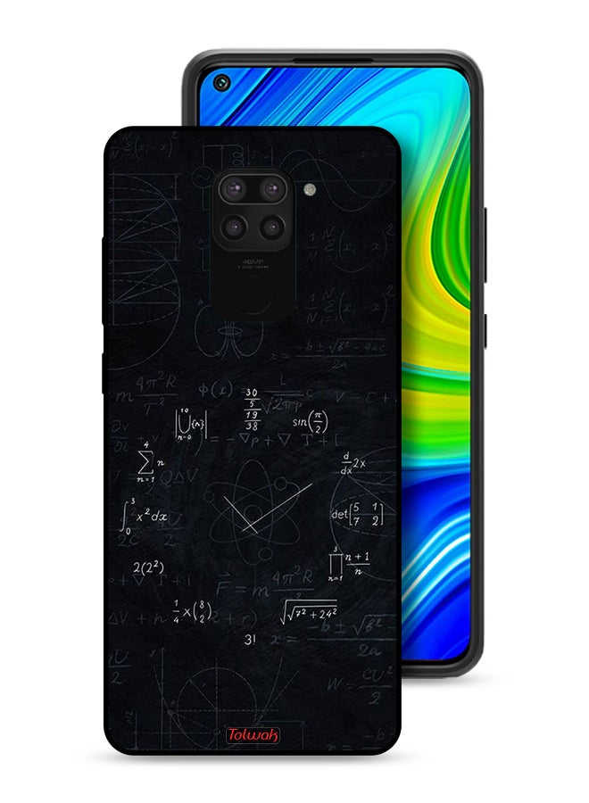 Tolwak Xiaomi Redmi Note 9 Protective Case Cover Maths Clock - Image 1