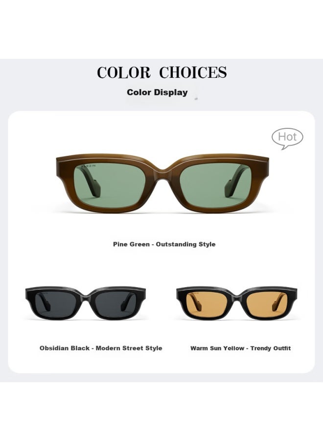 Parzin Paza Series Sungl, Uni Trendy Small Frame Gl, Uv Protection Driving Sungl, Pz12718 - Image 4