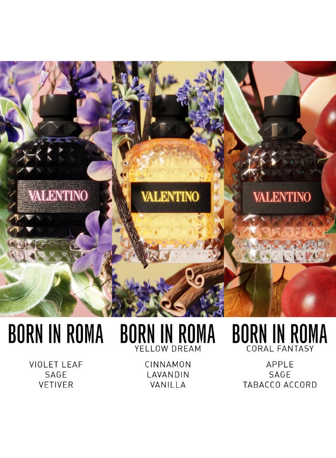 فالنتينو عطر أومو بورن إن روما يلو دريم للرجال - عطر 50 مل - Image 5