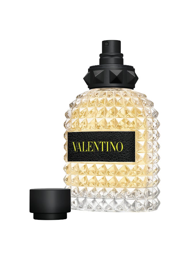 فالنتينو عطر أومو بورن إن روما يلو دريم للرجال - عطر 50 مل - Image 3