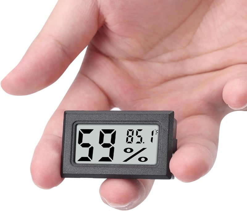 Goabroa Mini Hygrometer Thermometer Digital Indoor Humidity Gauge Monitor with Temperature Meter Sensor Fahrenheit (℉) - Image 1