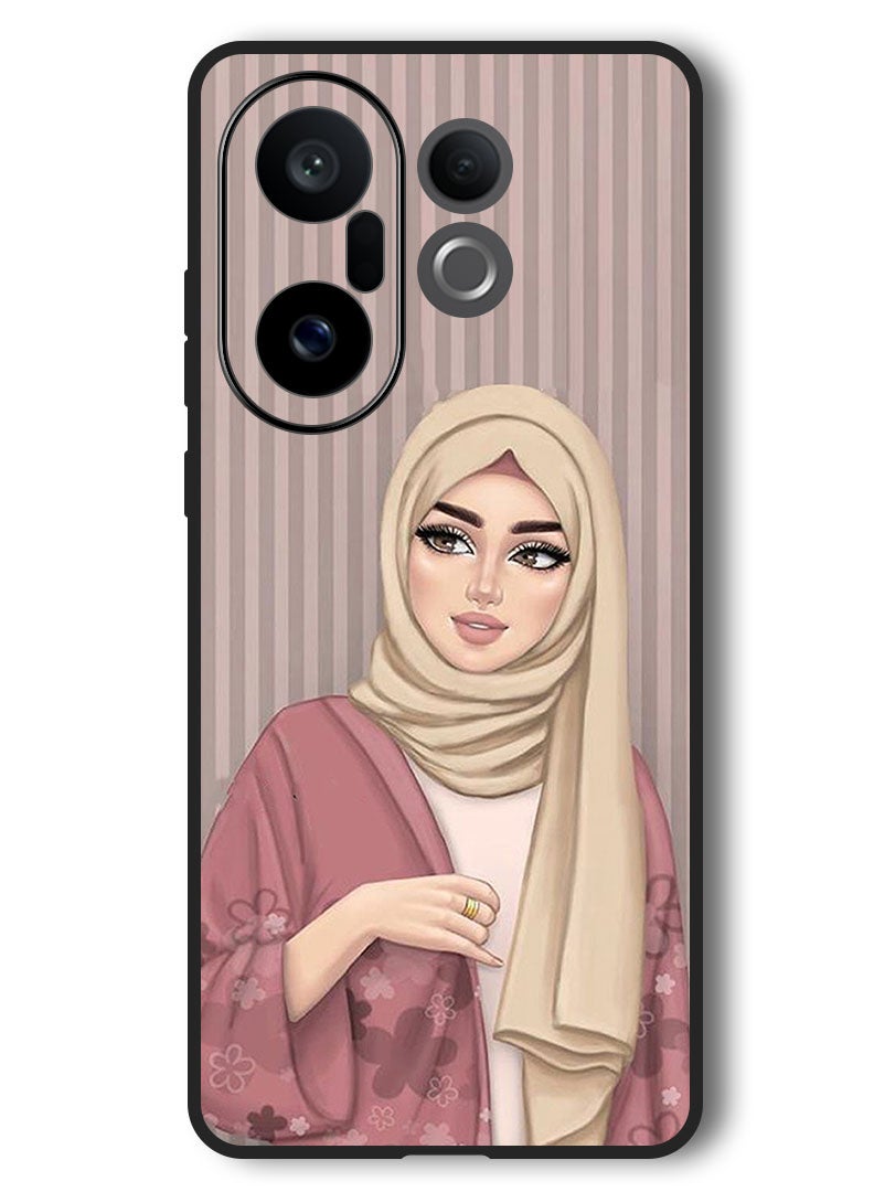 Theodor Case Compatible with Vivo X200 FE 6.31 Inch Protection Shockproof Bumper Cover Hijab Girl 1 - Image 1