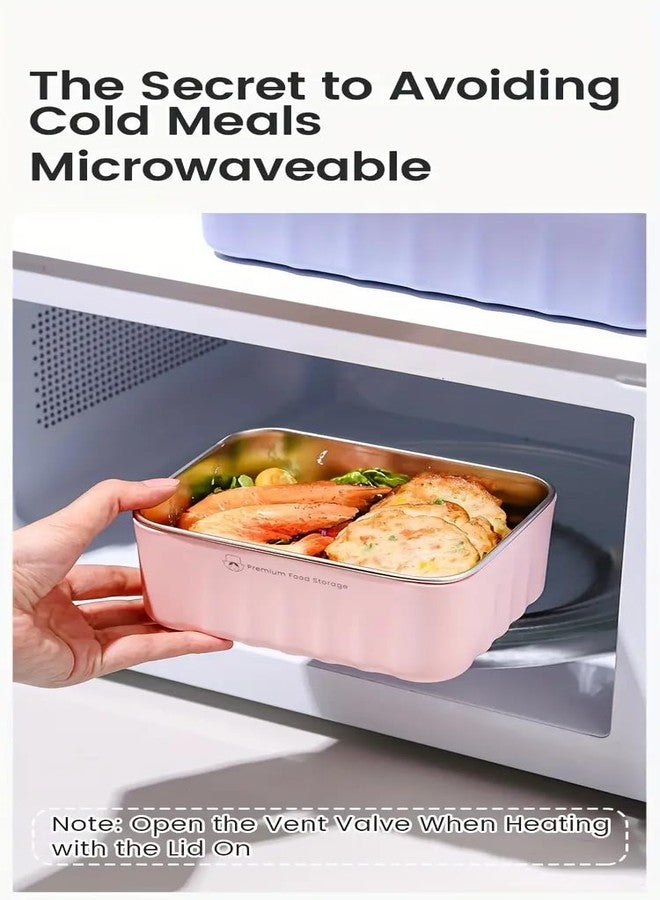 RALTS Reusable Lunch Box with Leakproof Lid | Durable Food Storage Container for Kitchen, Pantry & Refrigerator | Eco-Friendly, BPA Free & Easy to Clean Organizer for Meal Prep(Pack of 1) - Image 3