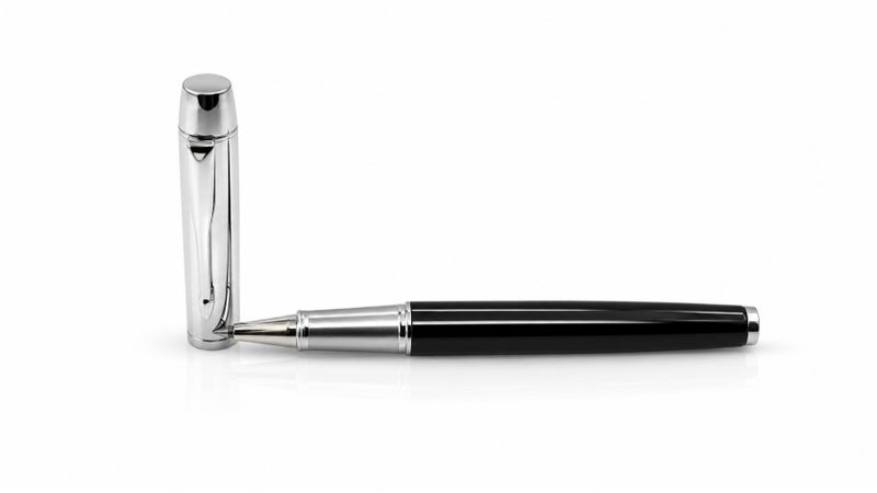 Parker S0932120 IM Premium Black Chrome Rollerball Pen - Image 2