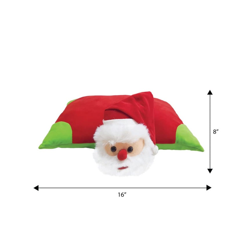 Ultra 16 inch Christmas Santa Fully Stuffed Premium Soft Folding Cushion Pillow for Kids in Red | Snuggling and Playtime | Animal Toy | Birthday Gift | Anniversary | Christmas | Diwali | Home Décor - Image 4