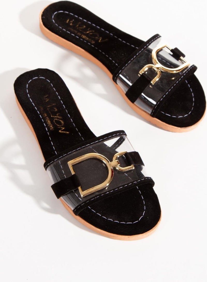 ModaFrato D Buckle Transparent Women's Slippers Outdoor and Indoor Slippers  - Image 3