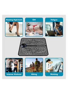 EMS Bio Foot Massage Mat, Portable Electric Foldable Massage Mat with 6 Modes and 9 Intensity Levels, Relieve Muscle Stiffness and Pain Relief for Feet and Legs, USB Rechargeable - pzsku/Z88922CC5091F45BE464BZ/45/_/1702912225/41fc87b9-0d8d-41ee-8a8d-7f92f6f286f1