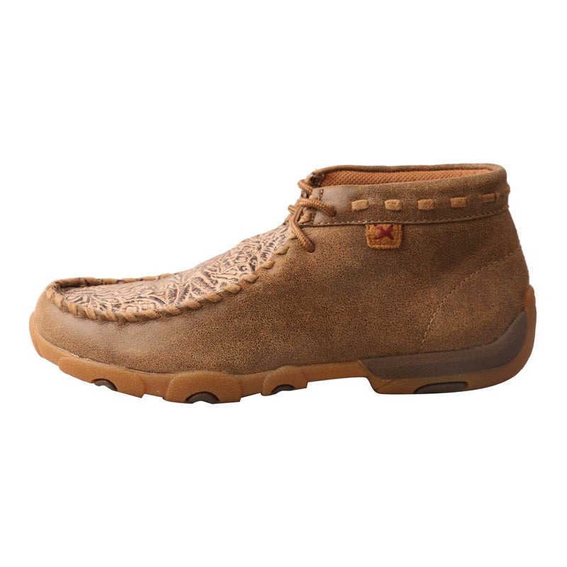 Twisted X Women's Chukka Driving Moc, Moc Toe, Bomber & Nude Print, 7.5 M - Image 2