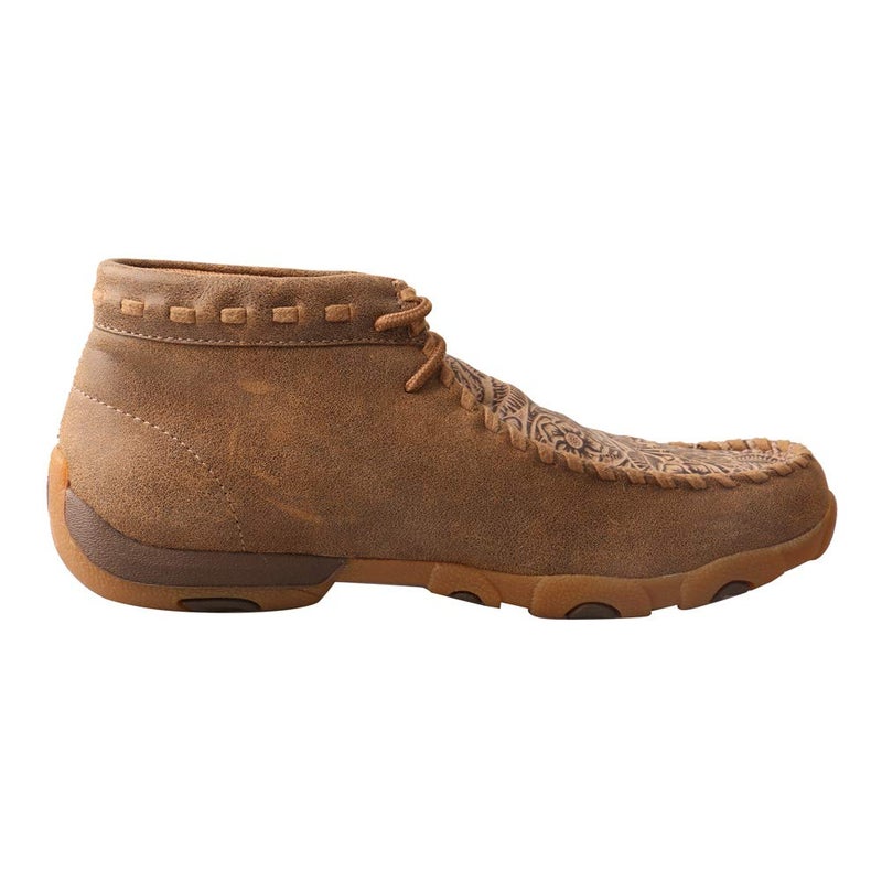 Twisted X Women's Chukka Driving Moc, Moc Toe, Bomber & Nude Print, 7.5 M - Image 3