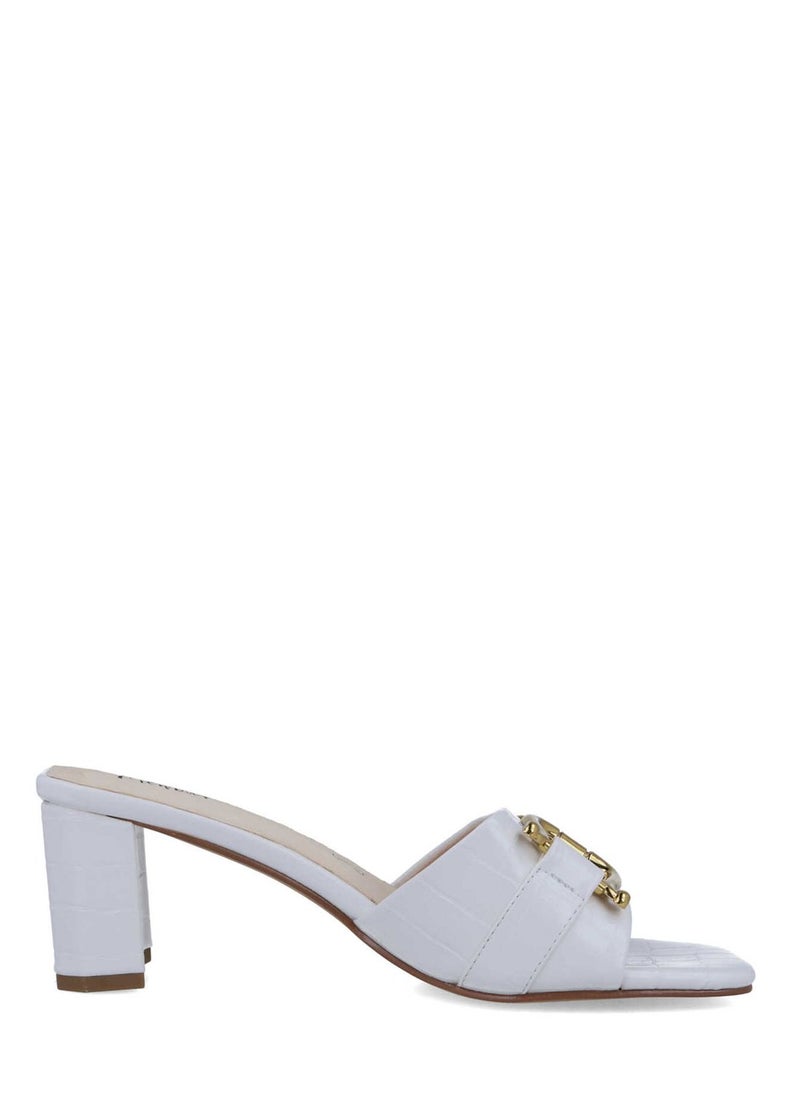 MENBUR One Strap Low Heel Sandals  - Image 1