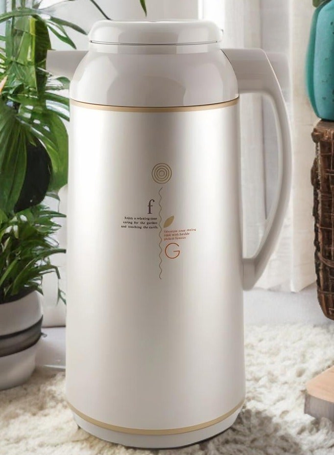 Zojirushi - Abu Fil Japanese Thermos - 1.30 Liters - Beige Color - Image 1