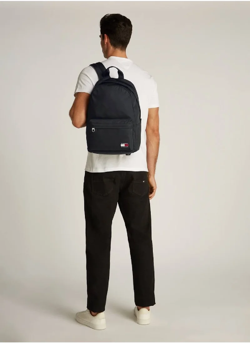 TOMMY JEANS Men's Essential Daily Dome Backpack - Polyester, Black