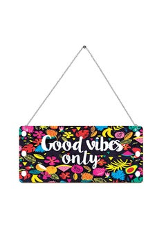 Paper Plane Design PAPER PLANE DESIGN Valentine Love Gift Home Door Hanging (Good Vibes Only)  - Image 1