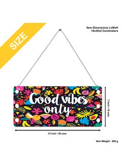 Paper Plane Design PAPER PLANE DESIGN Valentine Love Gift Home Door Hanging (Good Vibes Only)  - Image 2