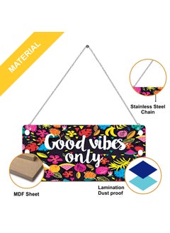 Paper Plane Design PAPER PLANE DESIGN Valentine Love Gift Home Door Hanging (Good Vibes Only)  - Image 3