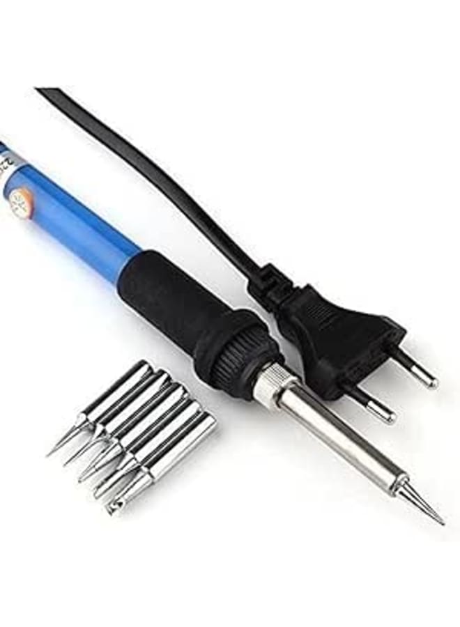 Generic Soldering Iron 908 With Variable Temperature Selector (200~450 C) + 5PCS Solder Tip