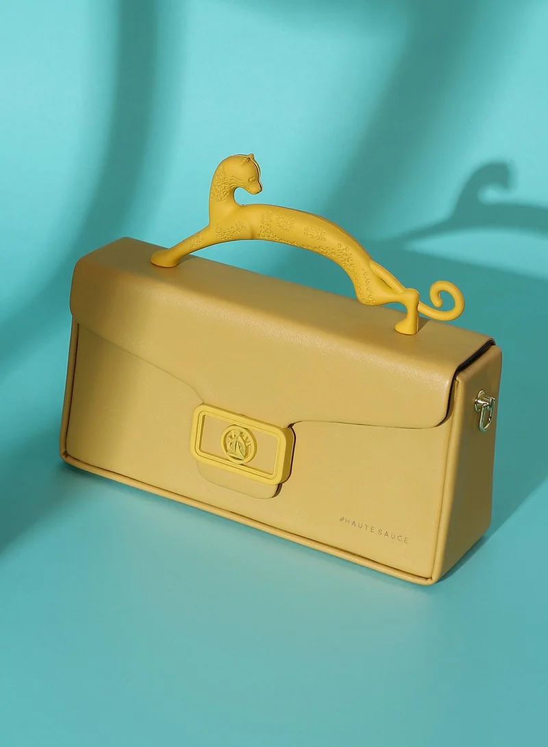 صوص هاوت حقيبة يد جاكوار فروست - أصفر كناري