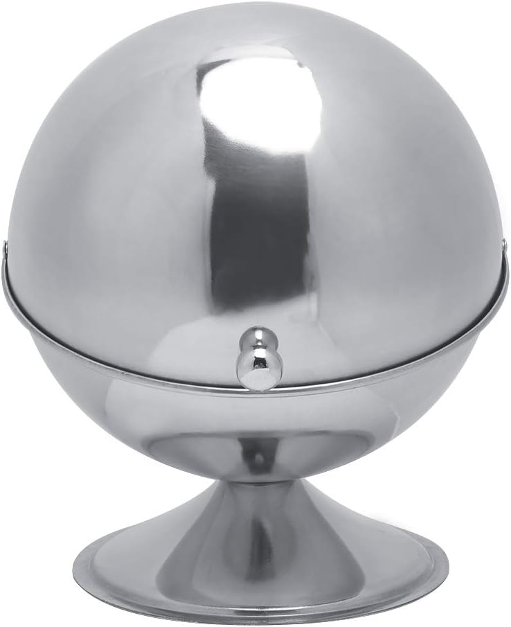 aqxreight Stainless Steel Seasoning Jar Box with Swivel Cover for Kitchen Condiments - Image 4