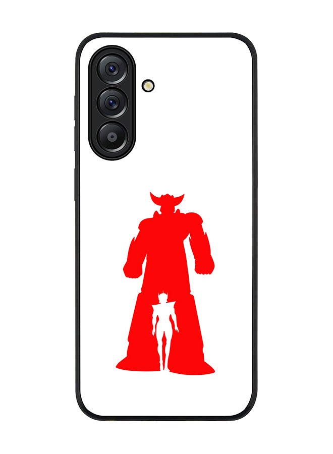 Stylizedd For Samsung Galaxy A56 5G Case,Slim fit Camera Protection, Shockproof Thin Phone cover  - Grendizer (White) - Image 1