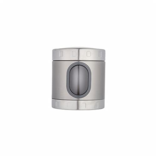 DUBBLIN Stainless Steel Storage jar container Fresher screw lid transparent visible window food safe steel Storage container 750 ml, 1 Piece, Silver - Image 1