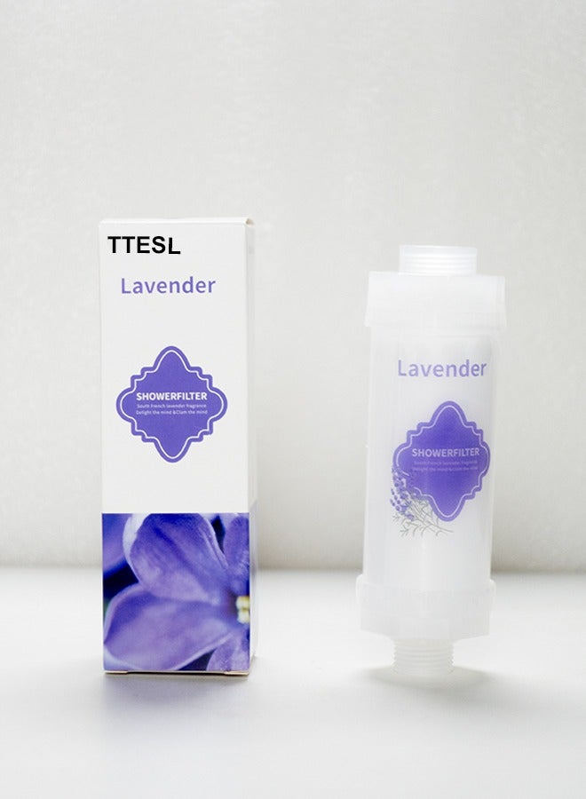 فلتر دش الفيتامين -مكافحة فقدان الشعر -منع الجلد الجاف -إزالة الكلور -إزالة الصدأ -علاج أرخي -غير سام (اللافندر)