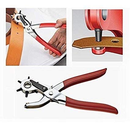 JOFIX Stainless Steel Punch Pliers Repair Tool For Leather Strap With Multiple Hole Professional Heavy Duty Hole Puncher Tool Easily Punches Perfect Round Holes - Image 3