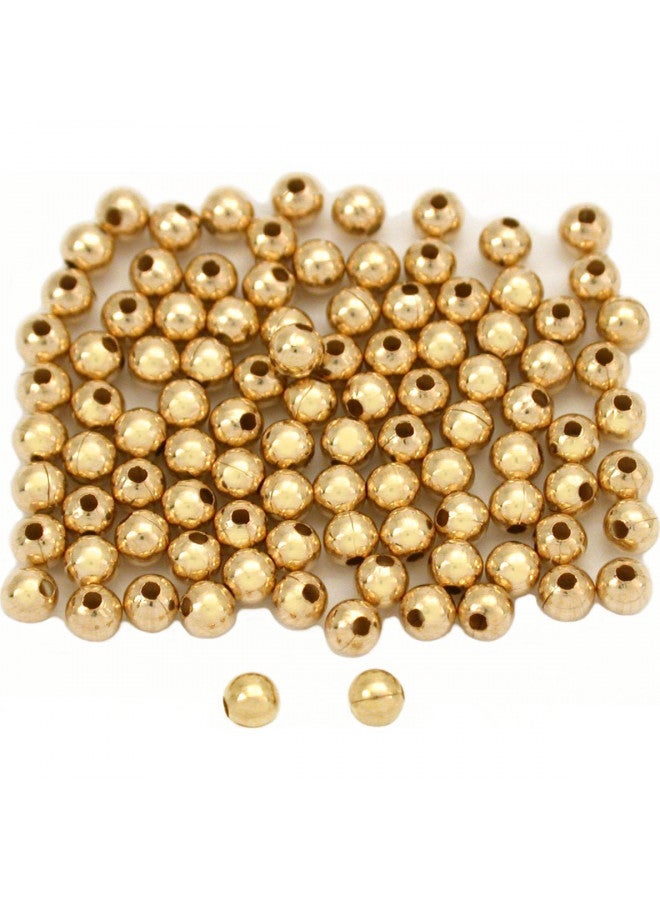 100 14K Gold Filled Round Little Beads Smooth 2.5mm