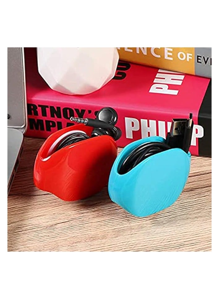 KASTWAVE 4 Pcs Automatic Cable Winder - Organizer Wire Winder Storage Organizer Cord Keeper Protector for Earphone Cable for Home, Office, School - Image 3