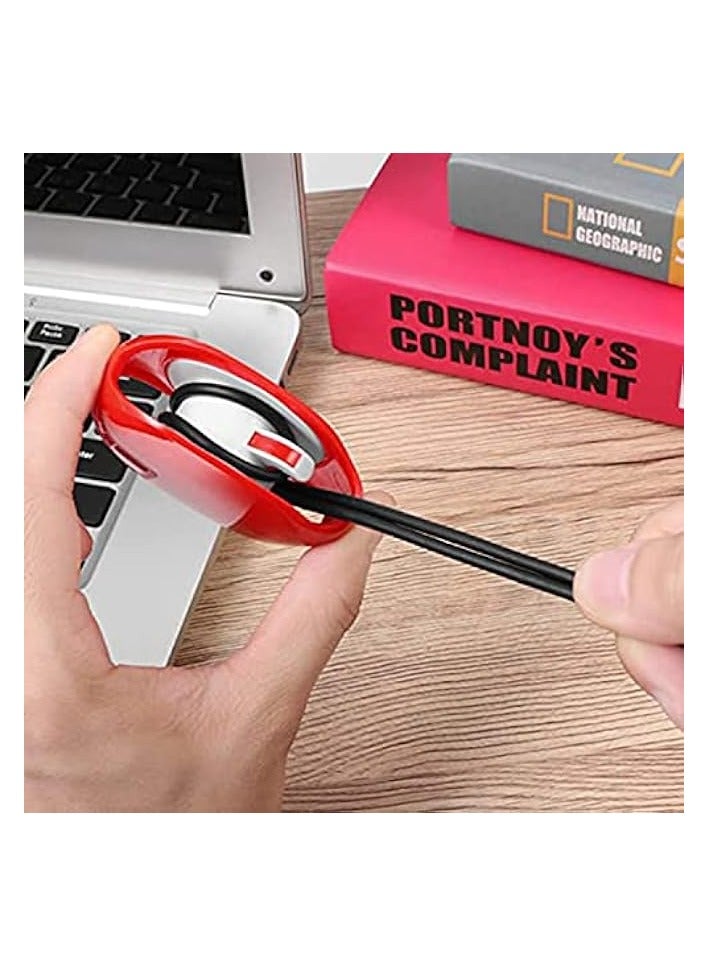 KASTWAVE 4 Pcs Automatic Cable Winder - Organizer Wire Winder Storage Organizer Cord Keeper Protector for Earphone Cable for Home, Office, School - Image 2