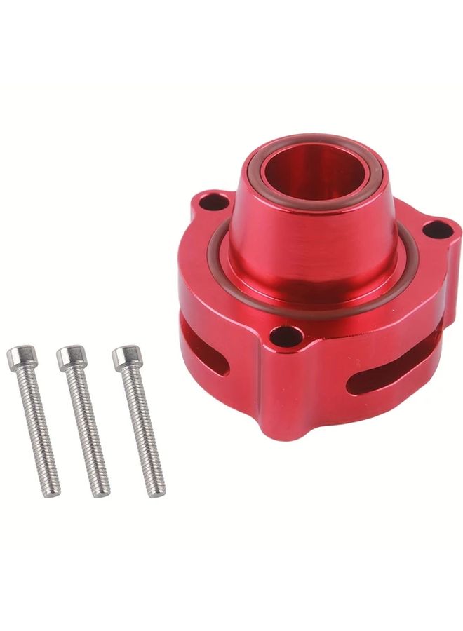 Red Turbo Dump Blow Off Valve Adapter for VW Audi Seat Skoda VAG 1.4T 1.8T 2.0T - Image 1