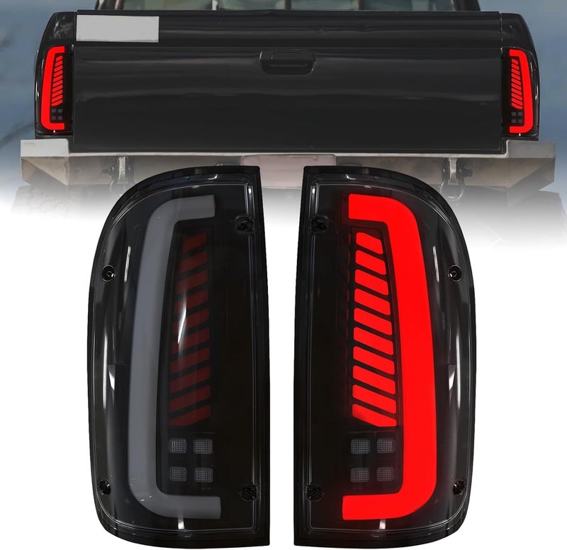 Sequential Full LED Tail Lights Compatible With 19952000 Toyota Tacomawith Startup Animation Dynamic Turn Signal Brake Reverse Lights Tail Lamp Rear Light Replacement
