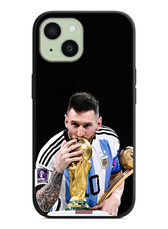 Tolwak Apple iPhone 15 Plus Protective Case Cover Messi - Image 2