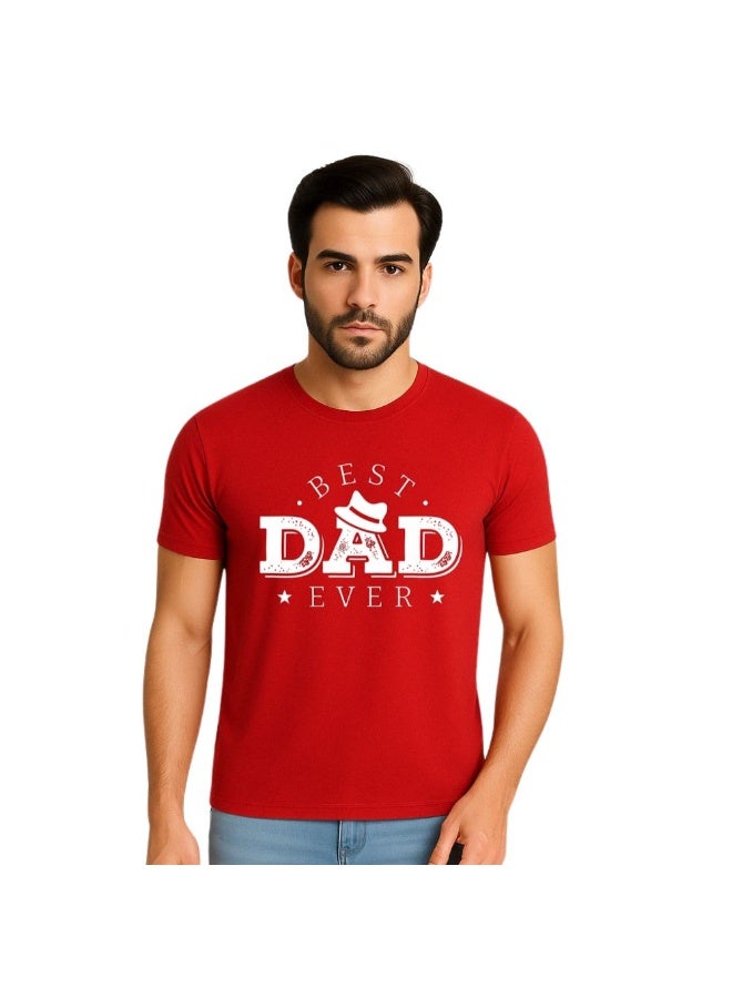 PRINTSHOP4ME Father’s Day Special Men’s T-Shirt–Cotton,Breathable, Round Neck,Short Sleeve  - Image 1